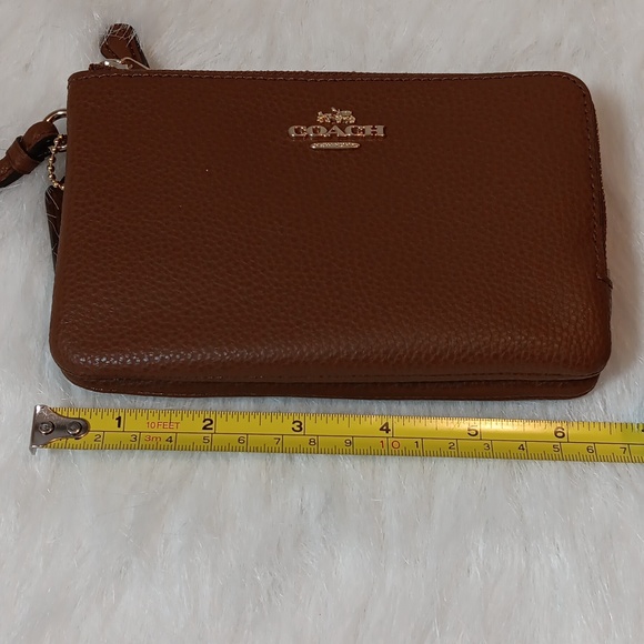Coach Brown Wristlet - Picture 7 of 8